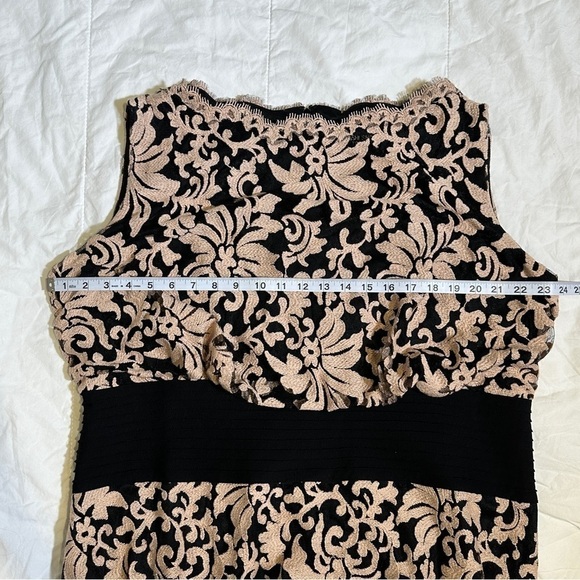 Tadashi Shoji Too Floral Lace Overlay Sleeveless Dress Size 20Q/2X Women - Picture 13 of 16